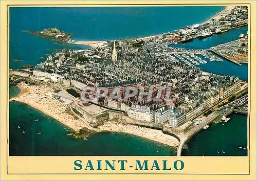 Cartes postales moderne Saint Malo Cite Corsaire La COte d'Emeraude Couleurs de Bretagne La Ville Intra Muros