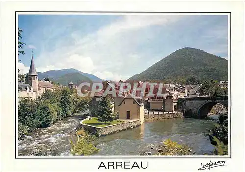 Moderne Karte Arreau alt 700 m Hautes Pyrenees La Neste