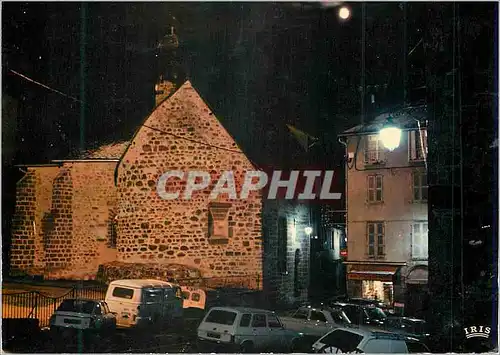Cartes postales moderne Aurillac (Cantal) Altitude 631 m Le Chapelle d'Aurinque vue de Nuit