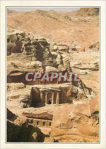 Moderne Karte Au sud du Djebel el Chara La Montagne de Roche Rose a Engendre avec Bonheur la Ville Petra