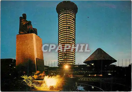 Moderne Karte Nairobi Kenya Kenyatta Conference Centre By Night