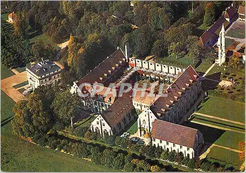 Cartes postales moderne Abbaye de Royaumont (Asnieres sur Oise) Vue aerienne