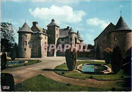 Moderne Karte Chateau de cordes (P de D) Auvergne Jardins dessines par Le Notre