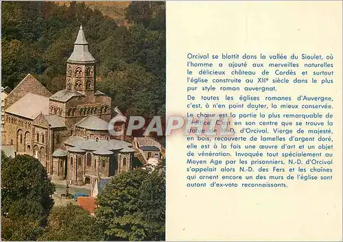 Cartes postales moderne Souvenir d'Orchival se blottit dans la Vallee du Sioulet