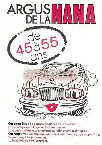 Cartes postales moderne Argus de la Nana de 45 a 55 ans