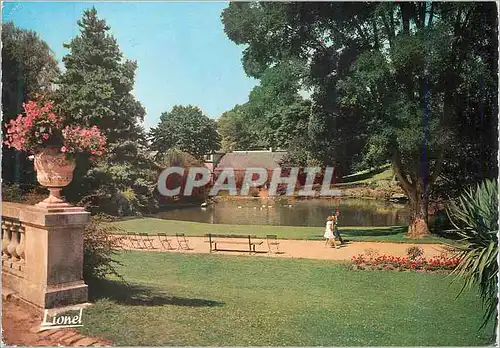 Moderne Karte Angers (Maine et Loire) Le Jardin des Plantes eet son Magnifique Cadre de Verdure et l'Ombrage