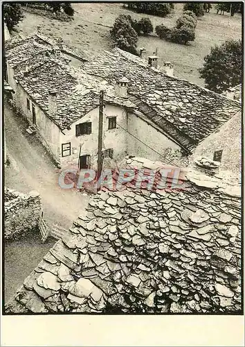 Cartes postales moderne Provence a Decouvrir Collection 1981 Couverture de Shiste Ardoisier dans la Vallee de Murin Hte