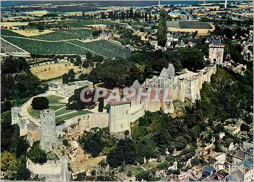 Cartes postales moderne Chinon (Indre et Loire) Les Merveilles du Val de Loire Le Chateau des XIIe et XIIIe Siecles