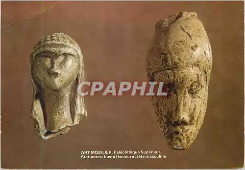Cartes postales moderne Les Eyzies de Tayac (Dordogne) Musee National de la Prehistoire Buste en Ivoire Venus de Brassem