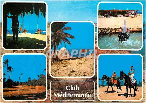 Moderne Karte Club Mediterranee