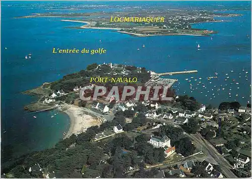 Cartes postales moderne La Bretagne Pittoresque Locmariaquer L'Entree du Golfe Port Navalo
