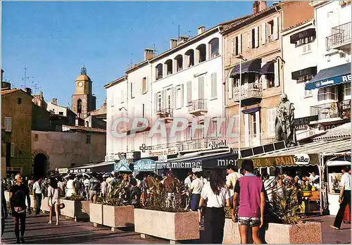 Cartes postales moderne Saint Tropez (Var) Quai Suffen