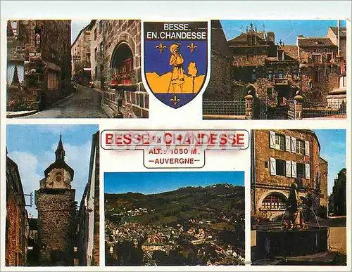 Cartes postales moderne Besse en Chandesse Cite Medievale Image d'Auvergne