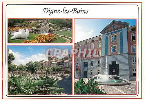 Cartes postales moderne Digne les Bains (Alpes de Haute Provence) Station Thermale Climatique et Touristique Capitale de