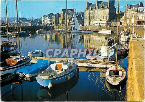 Moderne Karte Paimpol (Cotes d'Amour) Le Quai Morand et le Bassin des Yachts Bateaux