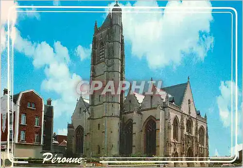 Cartes postales moderne Regard sur Peronne (Somme) Eglise St Jean