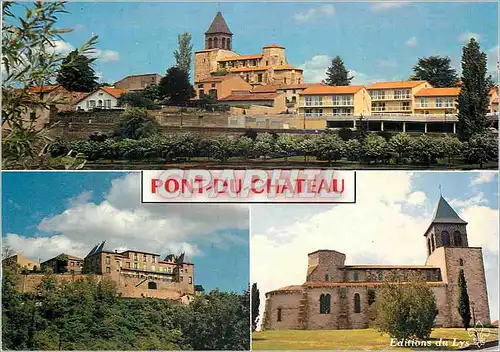 Cartes postales moderne Pont du Chateau (Puy de Dome) Les Bords de l'Allier Eglise Maritime Le Chateau