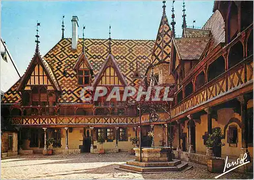 Moderne Karte L'Hotel Dieu de Beaune Cour d'Honneur Vue Generale