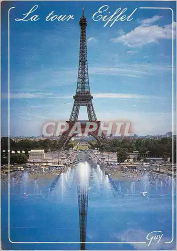 Moderne Karte Variations Parisiennes La Tour Eiffel