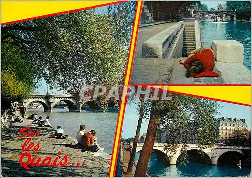 Cartes postales moderne Paris France Croquis en flanant