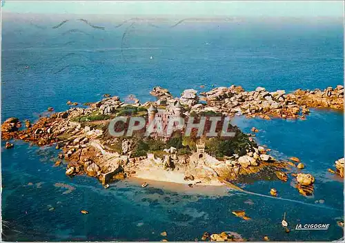 Cartes postales moderne En Survolant Tregastel et Ploumanach