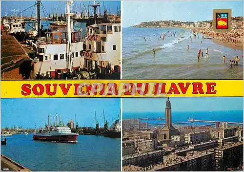 Cartes postales moderne Le Havre (Seine Maritime) Normandie (France) Le Port de Peche La Plage Entree d'un Ferry Vue Gen
