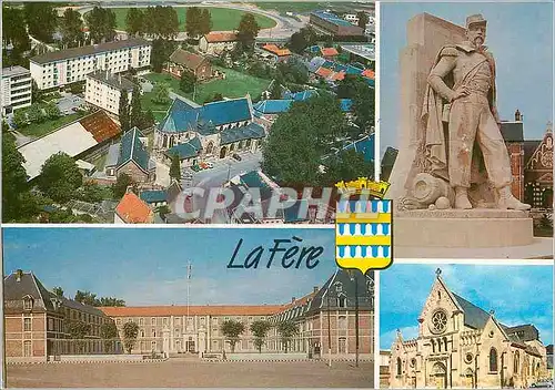 Cartes postales moderne la Fere (Aisne) Panorama de la Ville Militaria