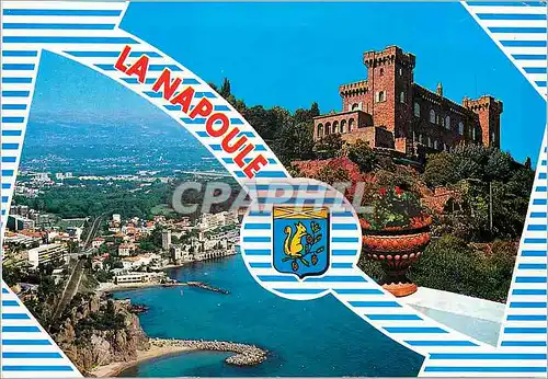 Moderne Karte Cote d'Azur la Napoule
