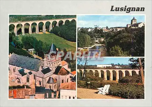 Moderne Karte Lusignan (Vienne)