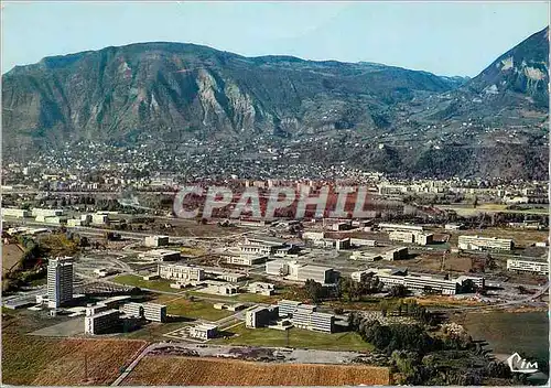 Moderne Karte Grenoble (Isere) Ville Olympique Campus Universitaire vue Aerienne Jeux Olympiques