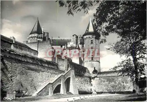 Cartes postales moderne Saumur (M et L) le Chateau Entree Citroen 2 CV