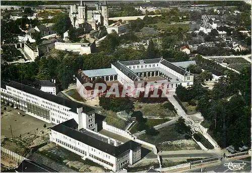 Moderne Karte Saumur (M et L) le Lycee (archit Brunel et Marembert a Saumur) et le Chateau