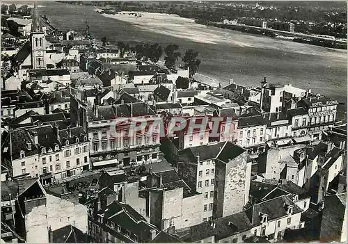 Cartes postales moderne En Avion au Dessus de Saumur (M et L) Place de la Billange
