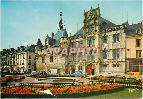 Cartes postales moderne Saumur (Maine et Loire) les Merveilles du Val de Loire l'Hotel de Ville ( la Partie Gauche date