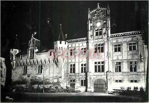 Moderne Karte Saumur (M et L) l'Hotel de Ville Illumine