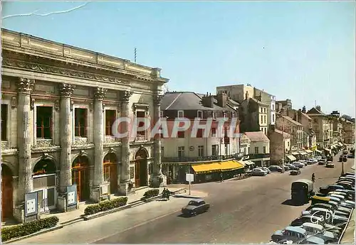 Moderne Karte Saumur (M et L) le Theatre et la PLace de la Bilange