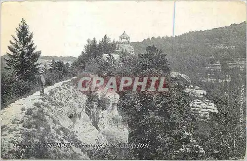 Ansichtskarte AK Environs de Besancon Hermitage de Consolation Publicite Comptoir Horlogerie Montres