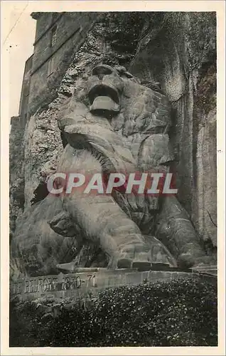 Ansichtskarte AK Belfort le Lion Oeuvre de Bartholdi (Haut 11m long 22m)