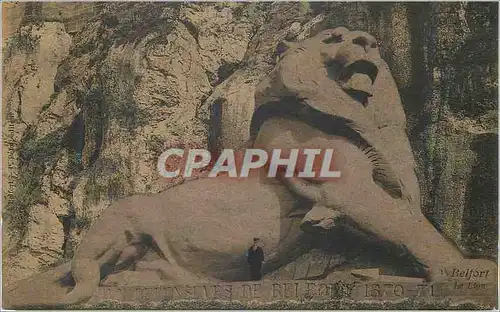 Cartes postales Belfort le Lion