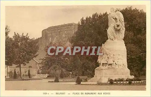 Ansichtskarte AK Belfort Place du Monument aux Morts