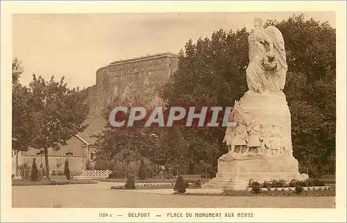 Cartes postales Belfort Place du Monument aux Morts