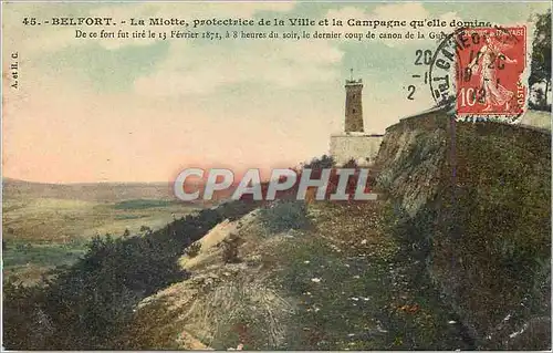 Cartes postales Belfort la Miotte Protectrice de la Ville et la Campagne qu'elle Domine