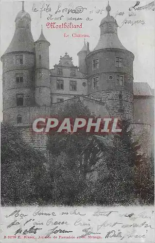 Cartes postales Montbeliard le Chateau