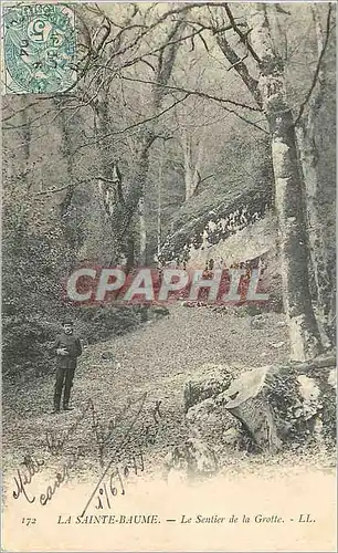 Cartes postales La Sainte Baume le Sentier de la Grotte