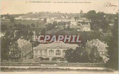 Cartes postales Plombieres les Bains les Grands Hotels et les Nouveaux Thermes