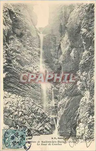 Cartes postales Environs de Salins les Bains (Jura) le Gour de Conches