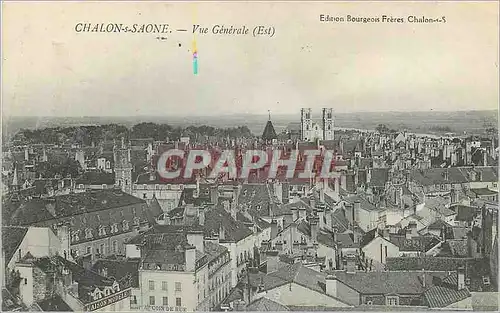 Cartes postales Chalon s Saone vue Generale (Est)