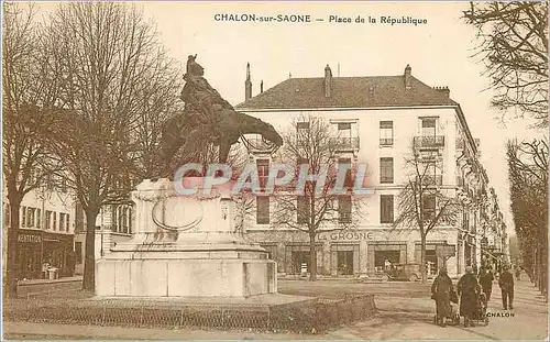 Cartes postales Chalon sur Saone Place de la Republique