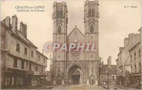 Ansichtskarte AK Chalon sur Saone Cathedrale St Vincent