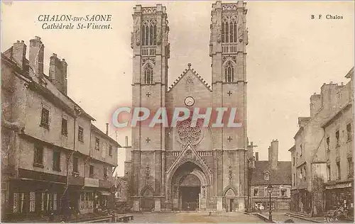 Cartes postales Chalon sur Saone Cathedrale St Vincent